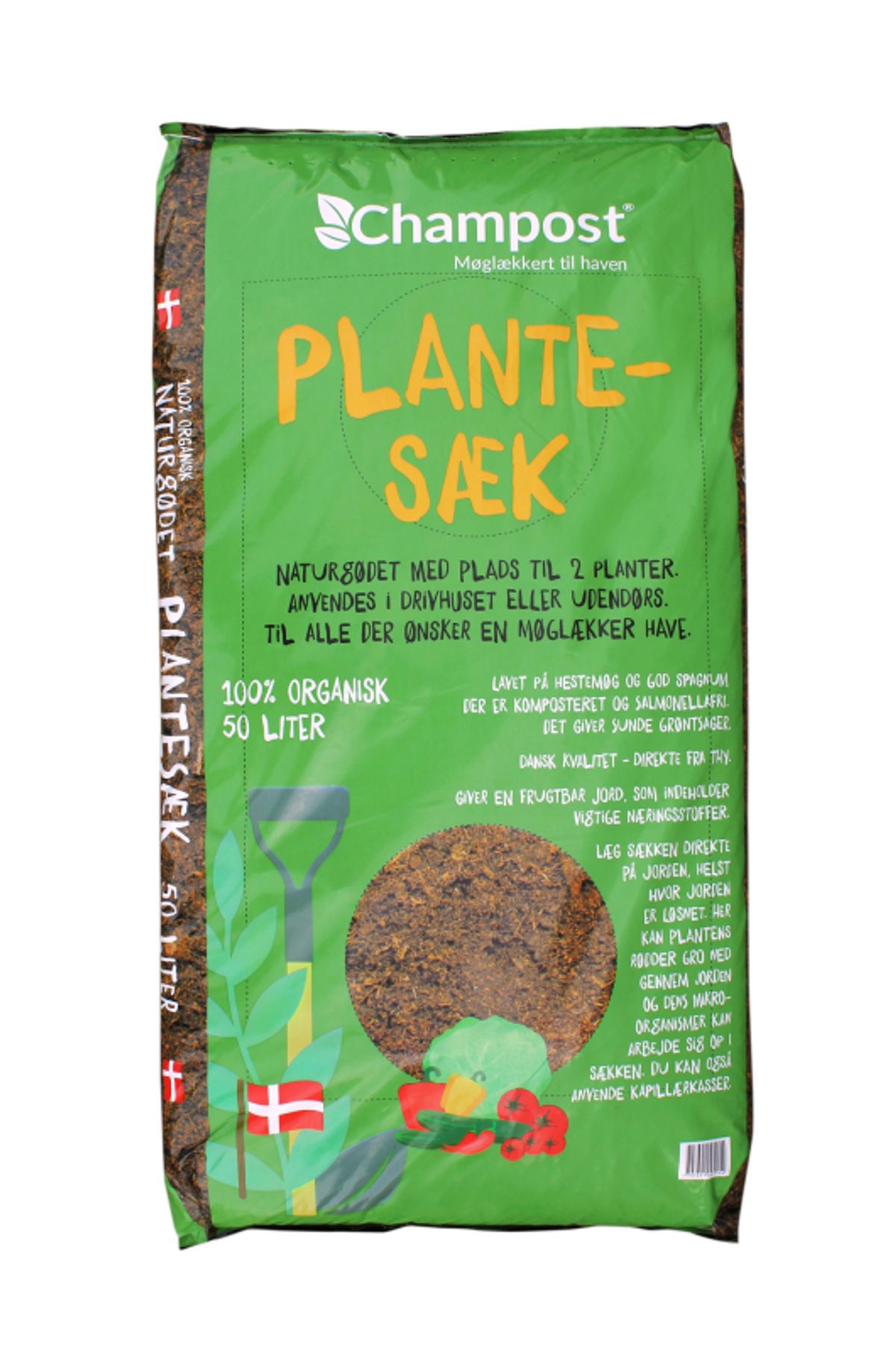 Champost plantesæk 50 liter