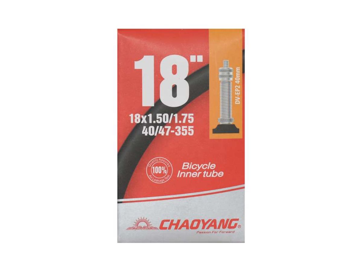 Chaoyang Slange 18 x 1,50-1,75 med 40mm lang Dunlop ventil