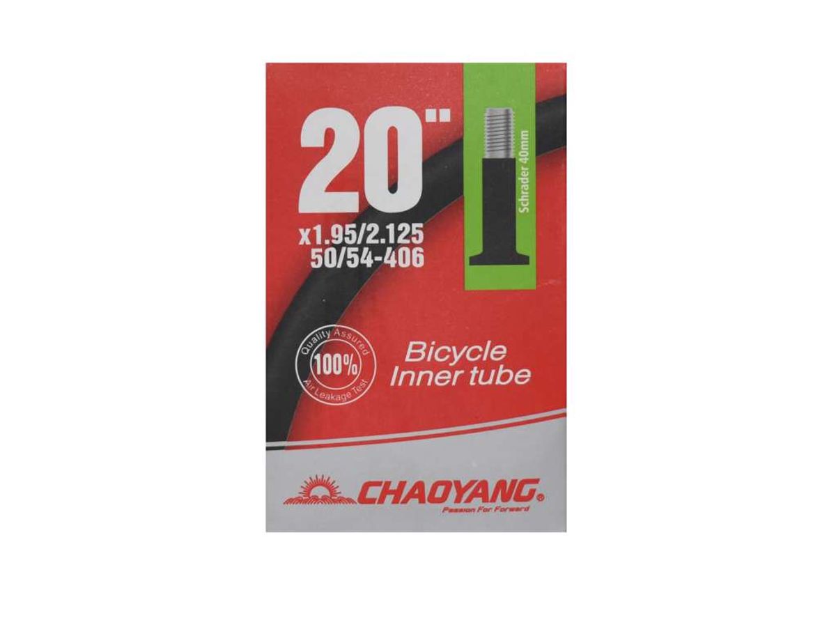 Chaoyang Slange 20 x 1.95-2.125 med 40mm lang Autoventil