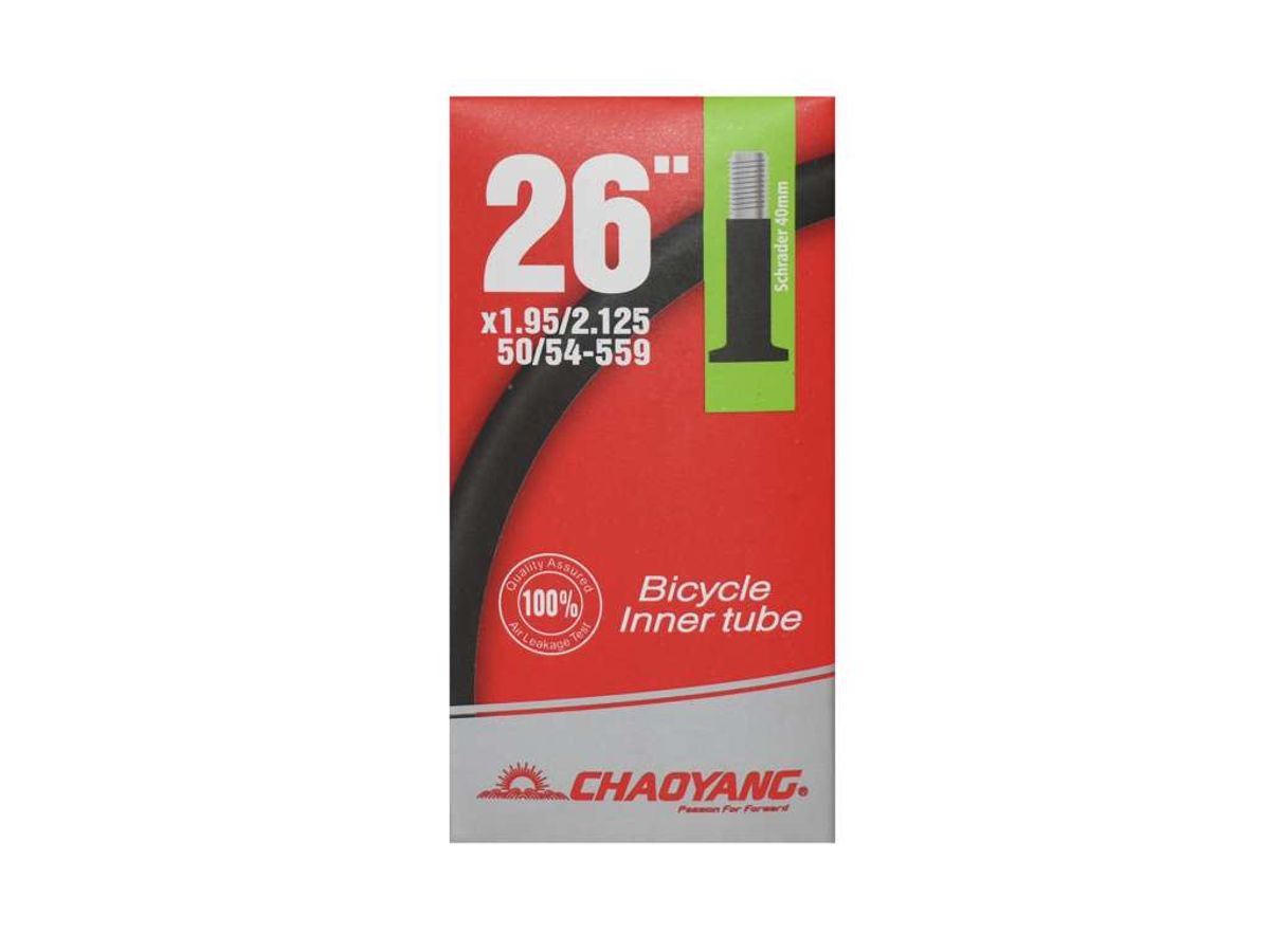 Chaoyang Slange 26 x 1.95-2.125 med 40mm lang Autoventil