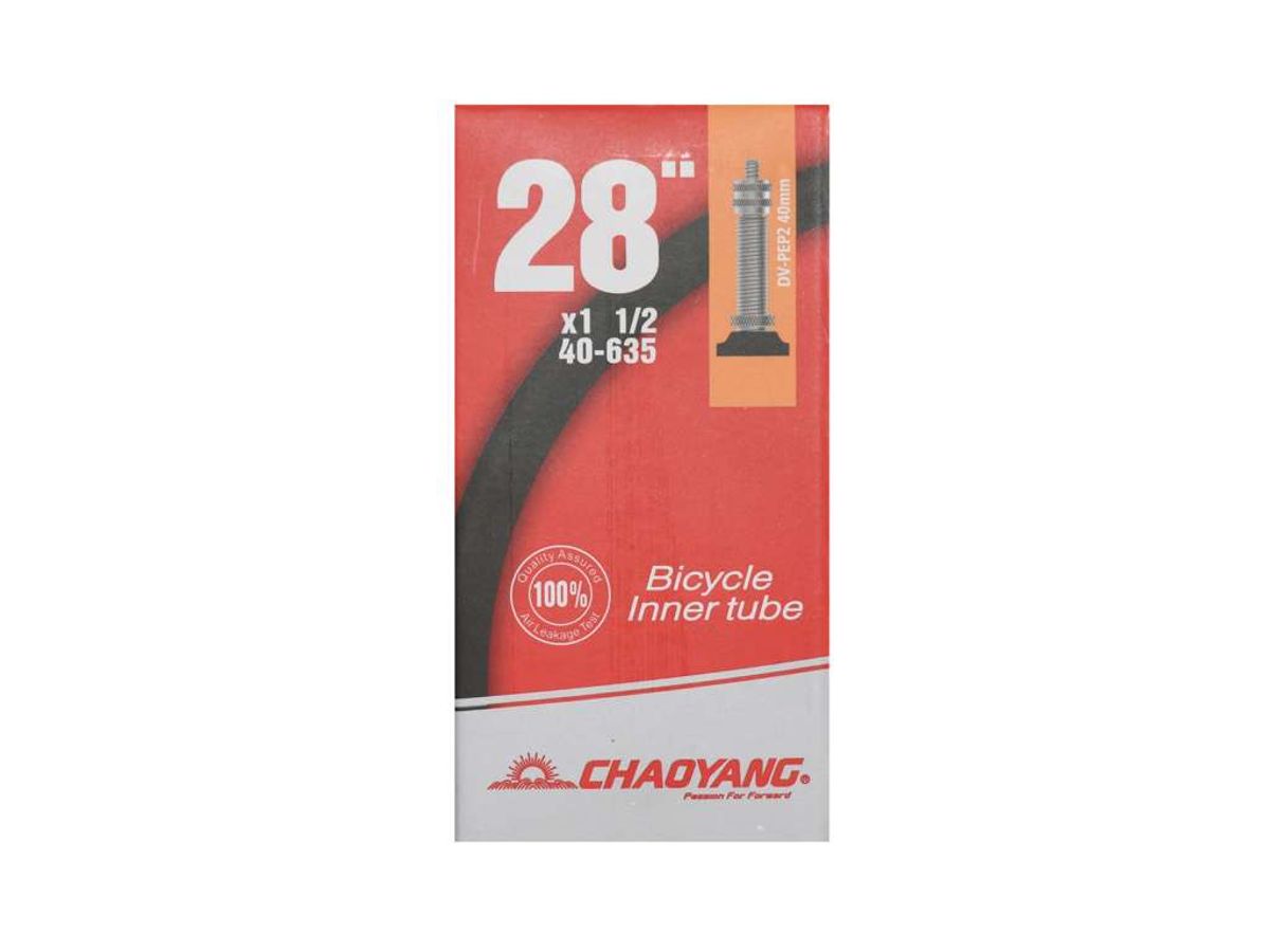 Chaoyang Slange 28 x 1 1/2 med 40mm lang Dunlop ventil