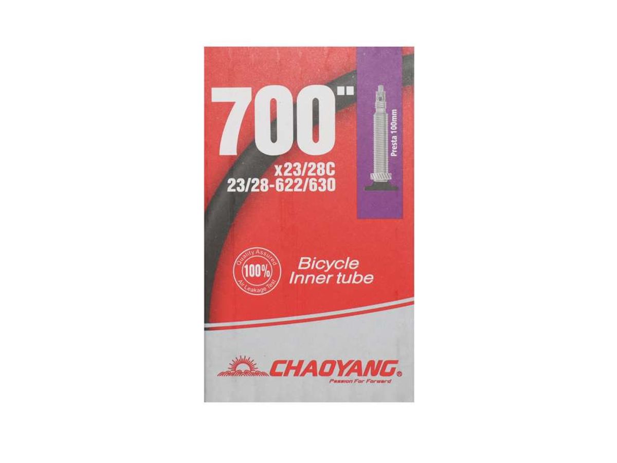 Chaoyang Slange 700 x 23-28C med 100mm lang Racerventil