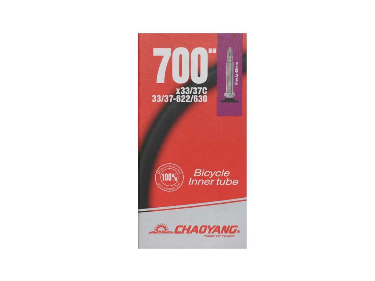 Chaoyang Slange 700 x 33-37C med 48mm lang Racerventil