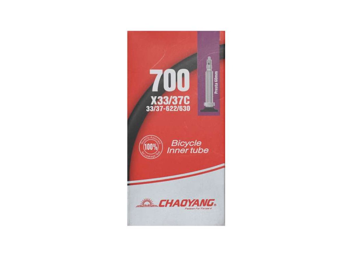 Chaoyang Slange 700 x 33-37C med 60mm lang Racerventil