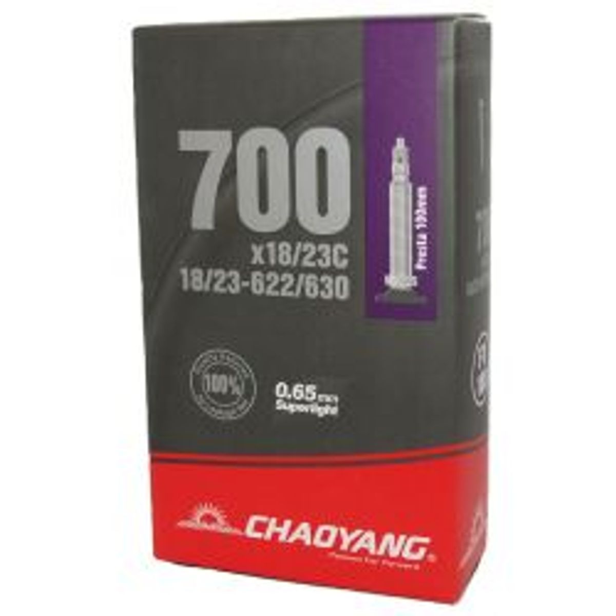 Chaoyang Slange Light 700x18/23c Presta 100mm - Cykelslange