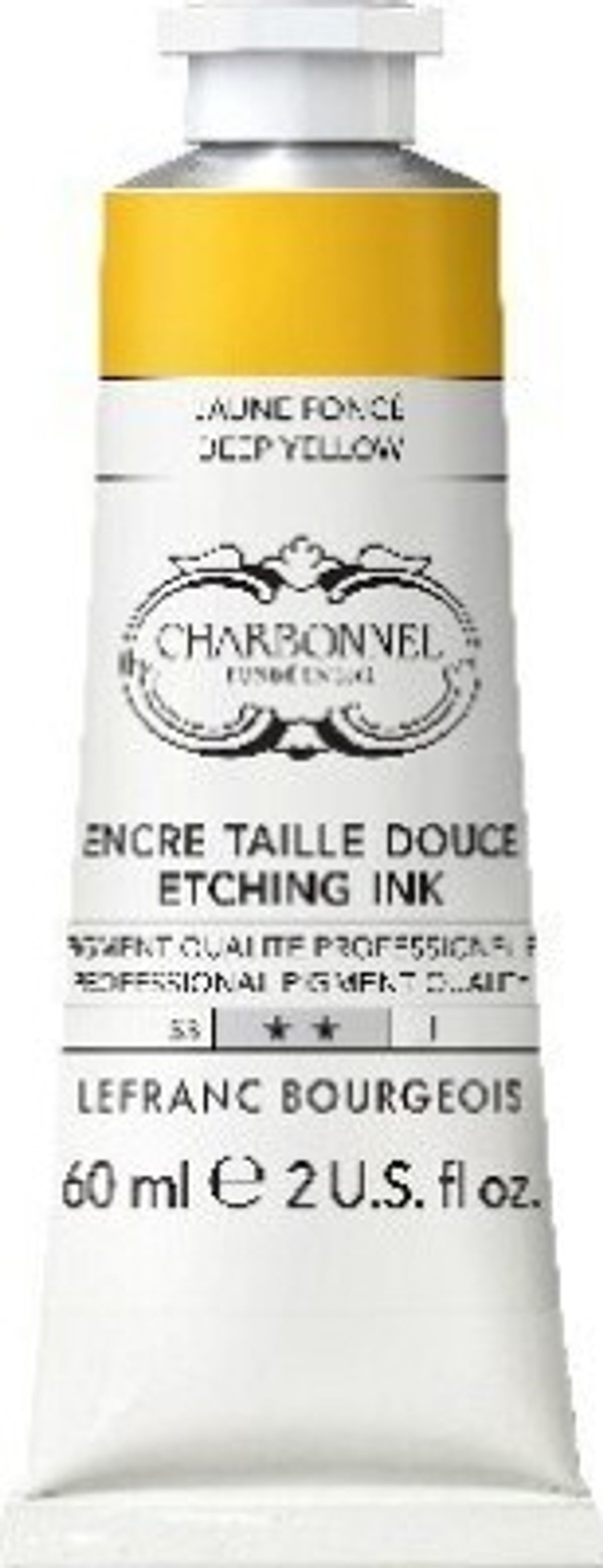 Charbonnel - Etching Ink - Tryksværte - Deep Yellow 60 Ml