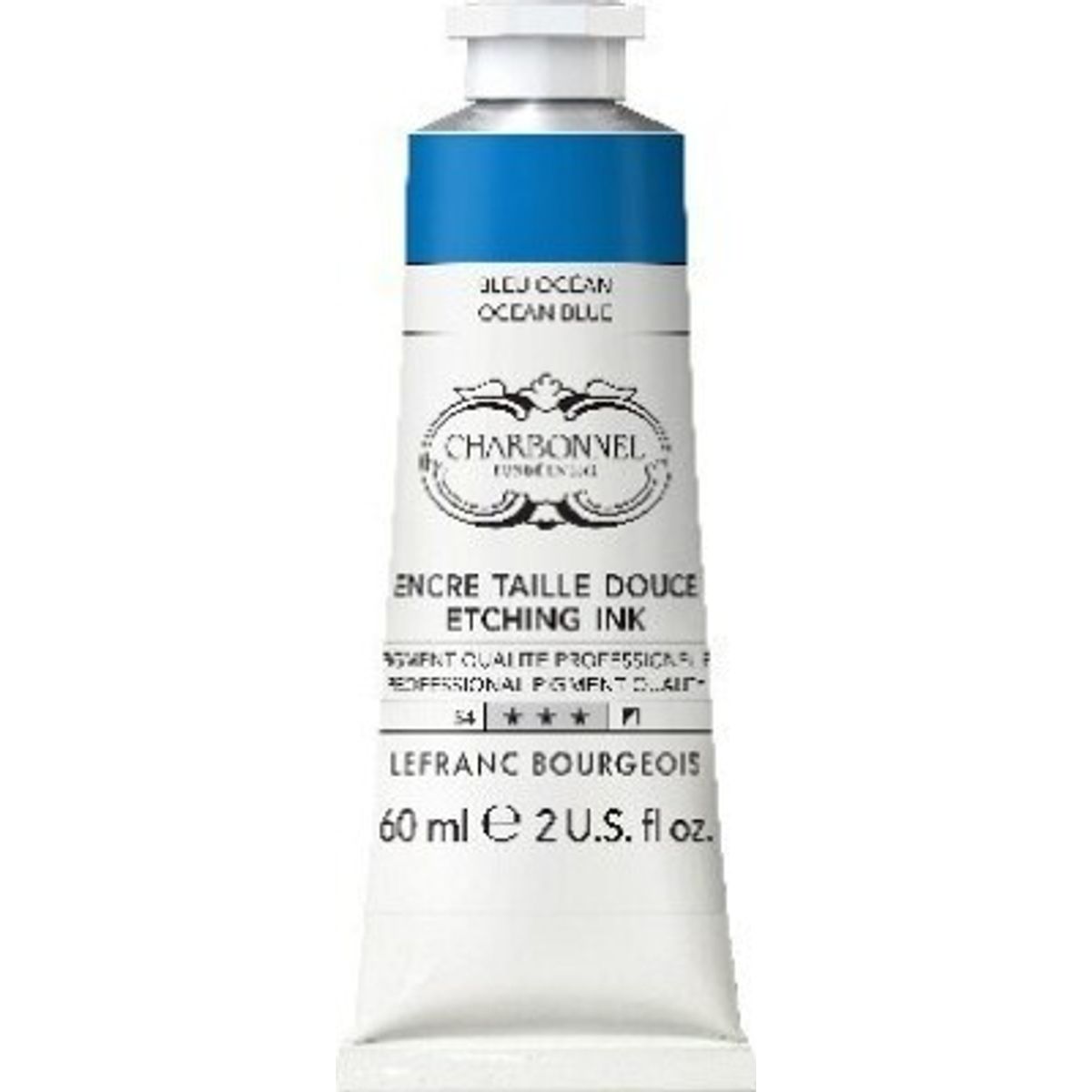 Charbonnel - Etching Ink - Tryksværte - Ocean Blue 60 Ml