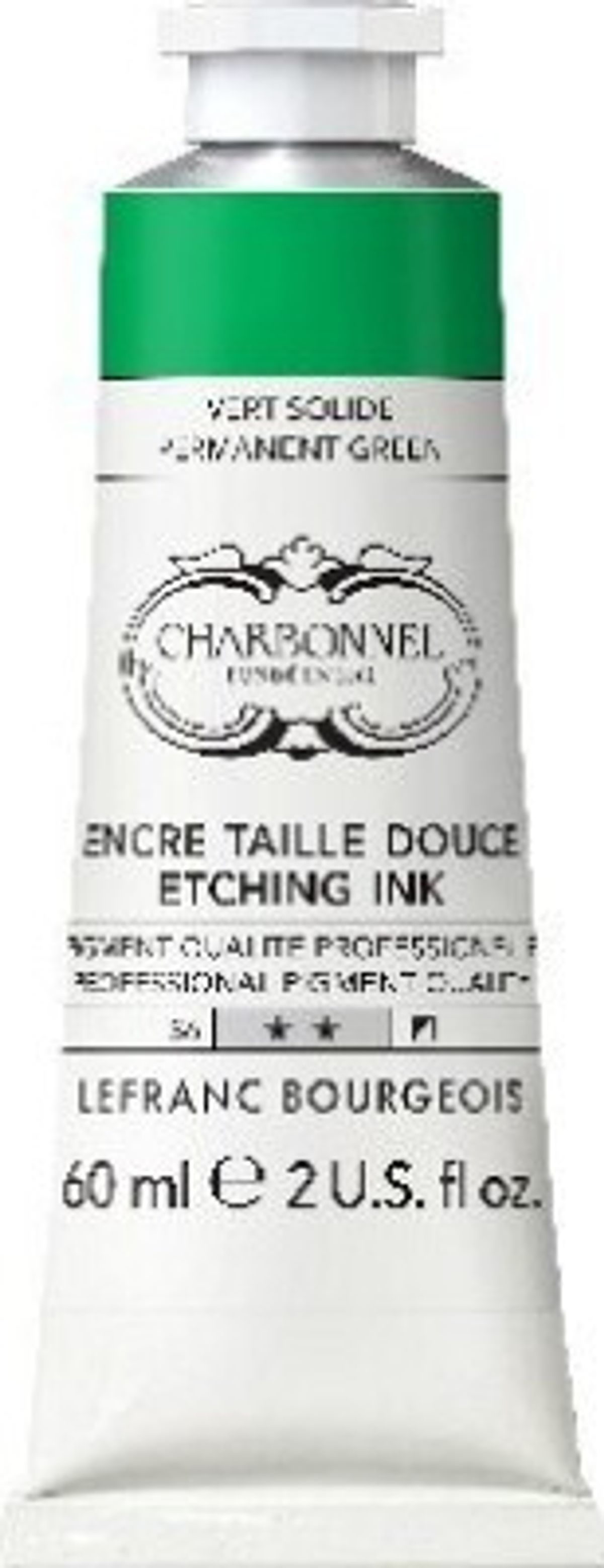 Charbonnel - Etching Ink - Tryksværte - Permanent Green 200 Ml