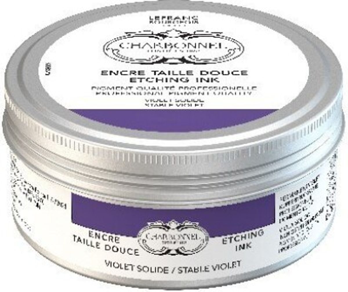 Charbonnel - Etching Ink - Tryksværte - Permanent Violet 200 Ml