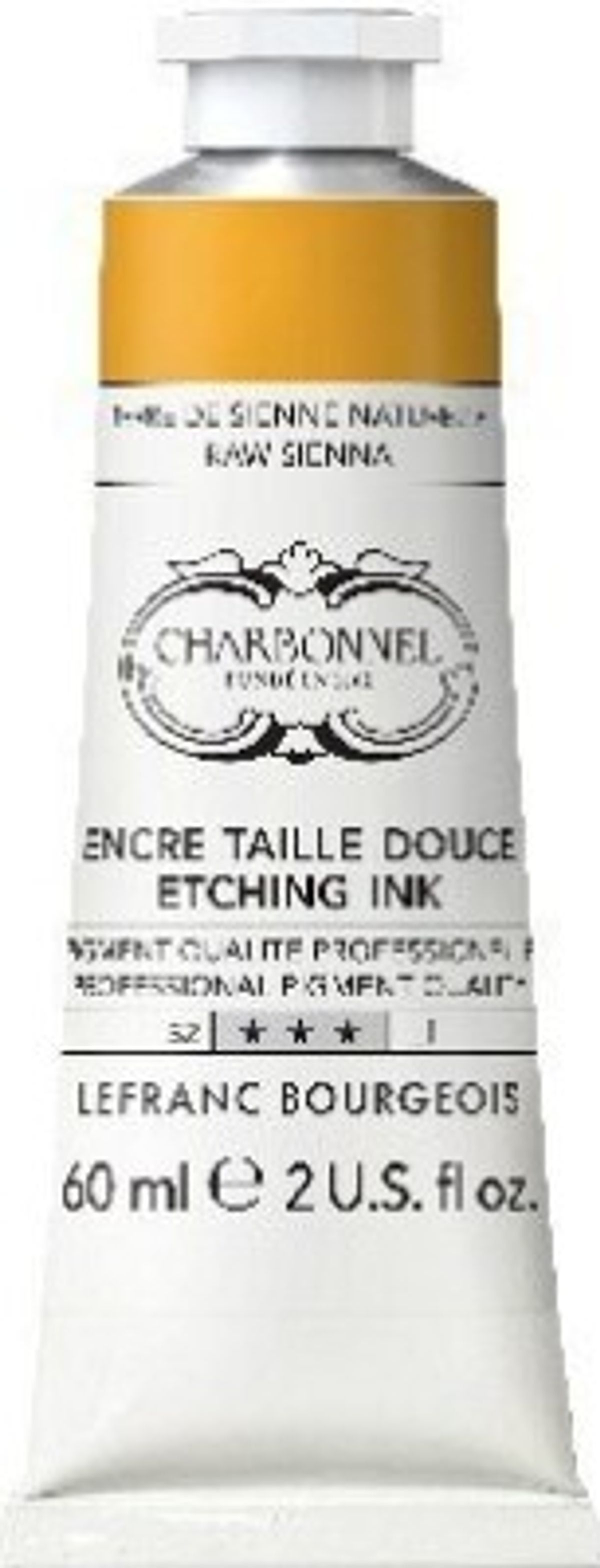 Charbonnel - Etching Ink - Tryksværte - Raw Sienna 60 Ml