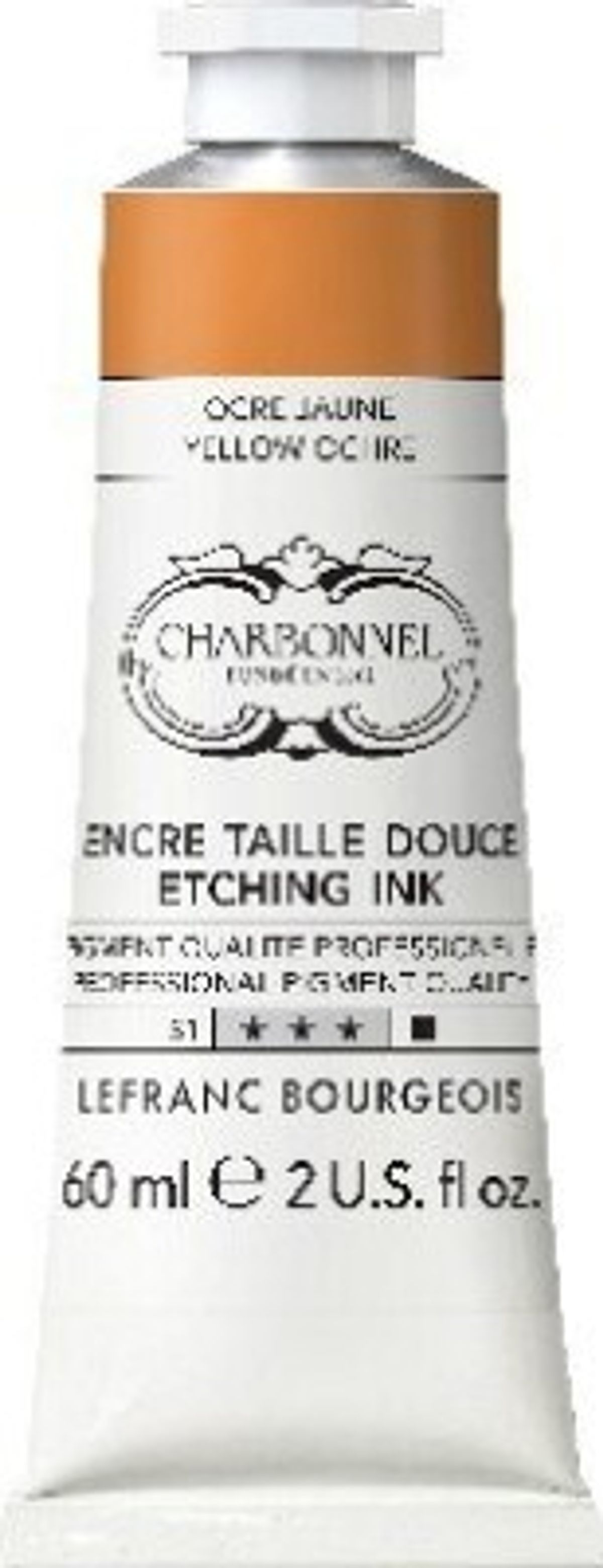 Charbonnel - Etching Ink - Tryksværte - Yellow Ochre 60 Ml