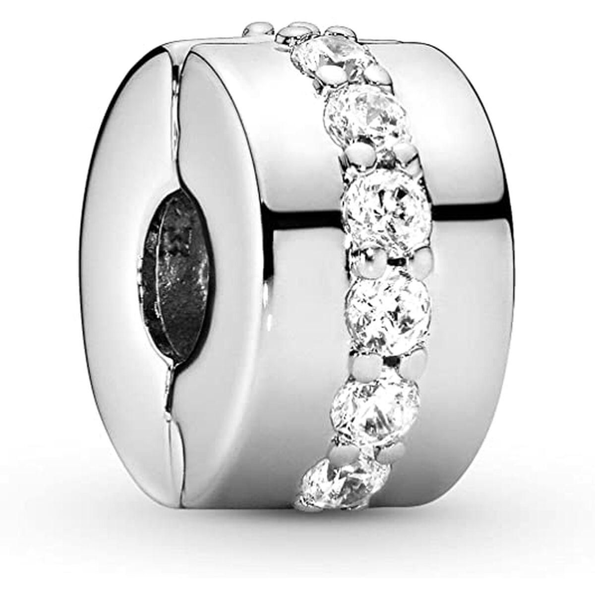 Charm til kvinder Pandora CLEAR SPARKLING ROW CLIP