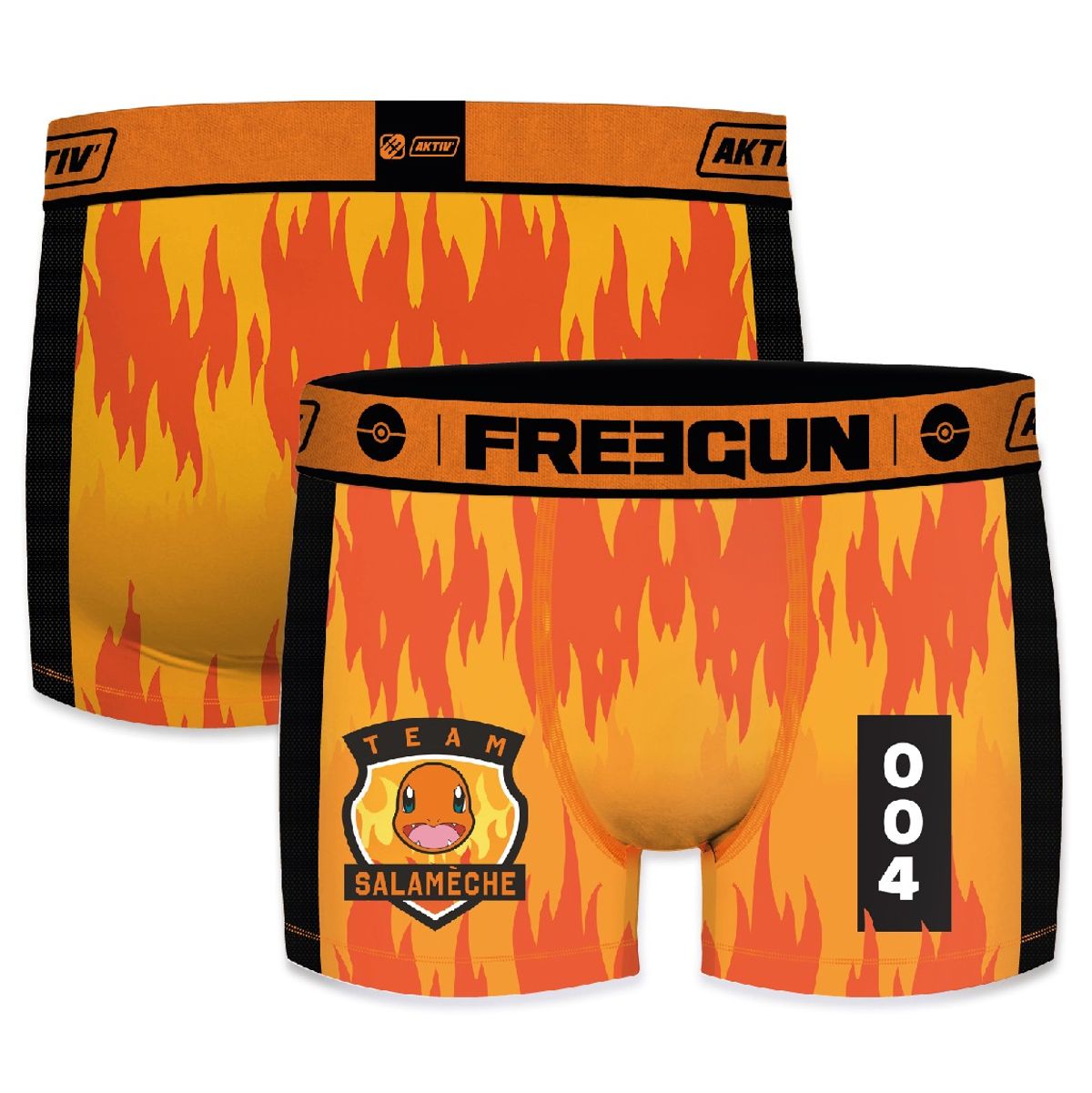 Charmander Pokémon Active - Freegun Microfiber Boxershorts