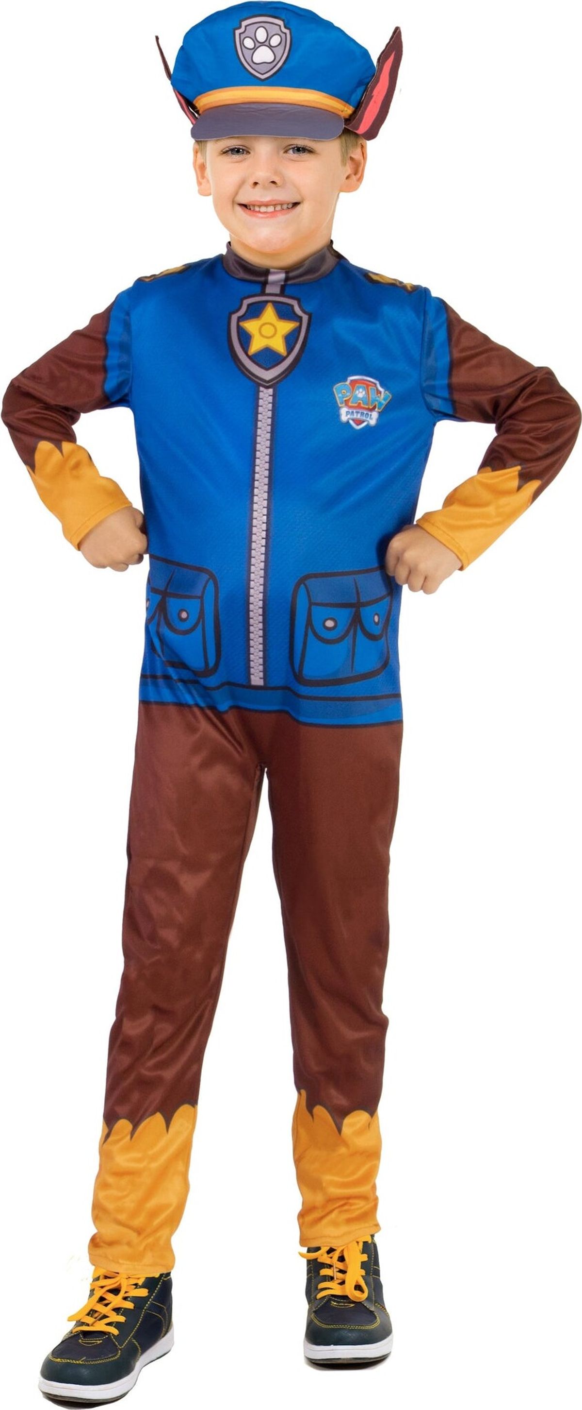 Chase Kostume Til Børn - Paw Patrol - 110 Cm