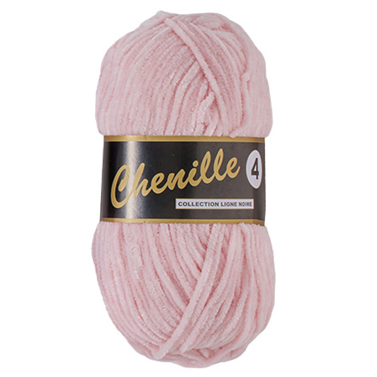 Chenille 4, baby lyserød, 50 g, nr. 710