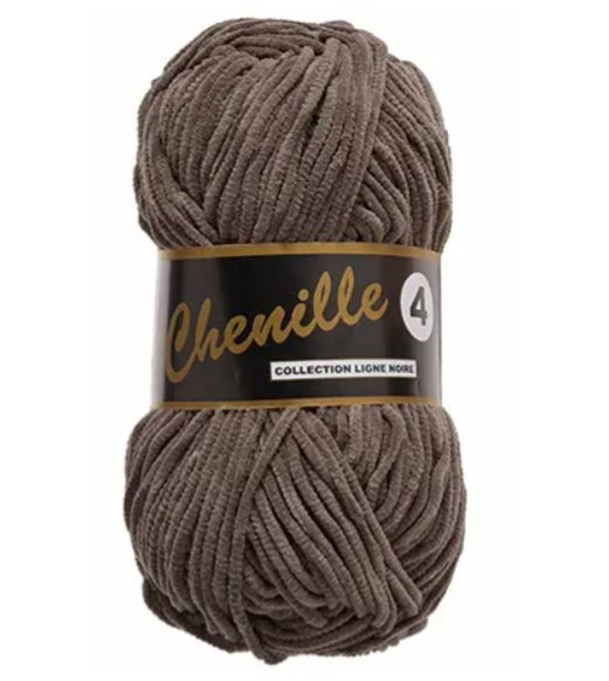 Chenille 4, brun, 50 g, nr. 48