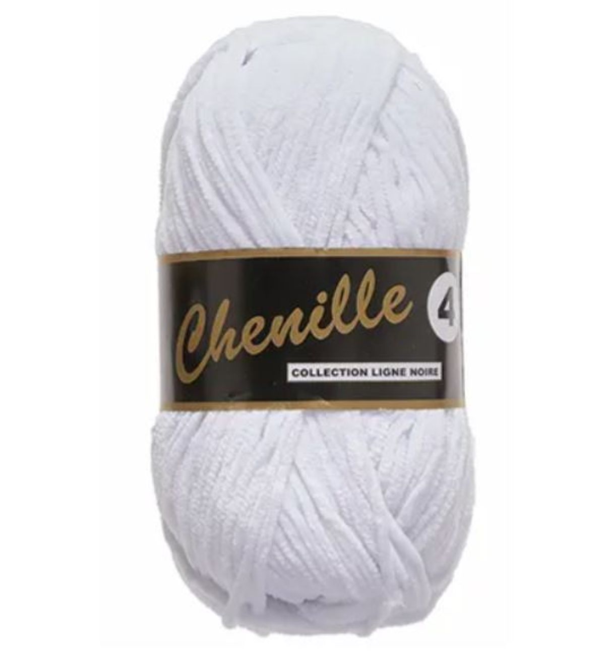 Chenille 4, hvid, 50 g, nr. 5