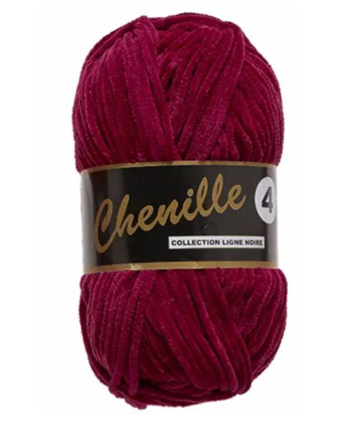 Chenille 4, kirsebær, 50 g, nr. 42