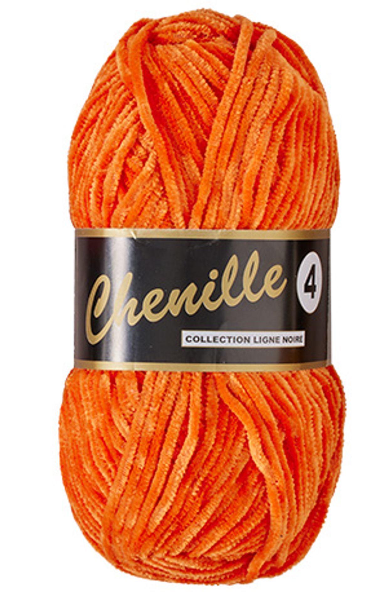 Chenille 4, orange, 50 g, nr. 41