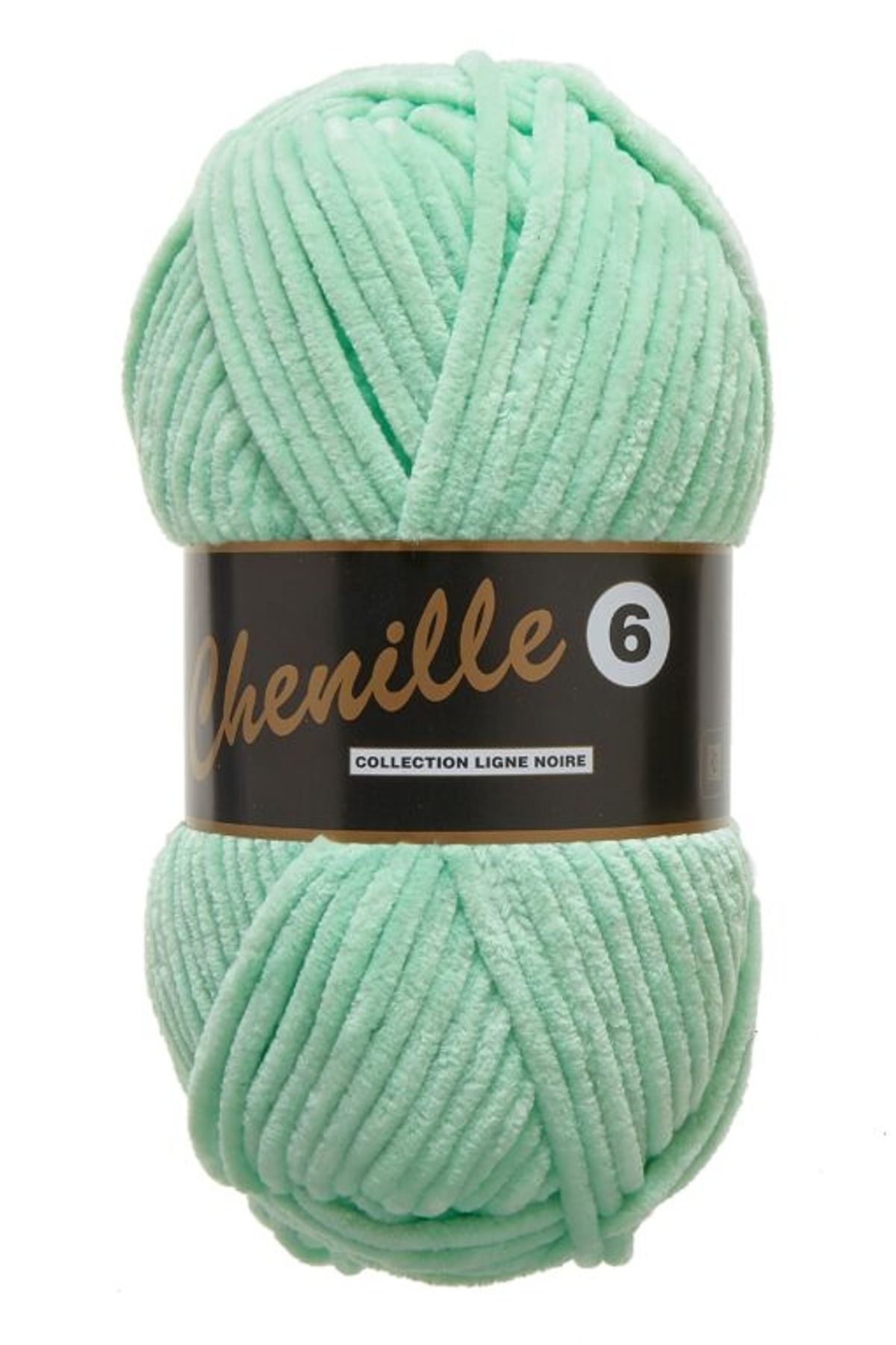 Chenille 6, mintgrøn, 100 g, nr. 62