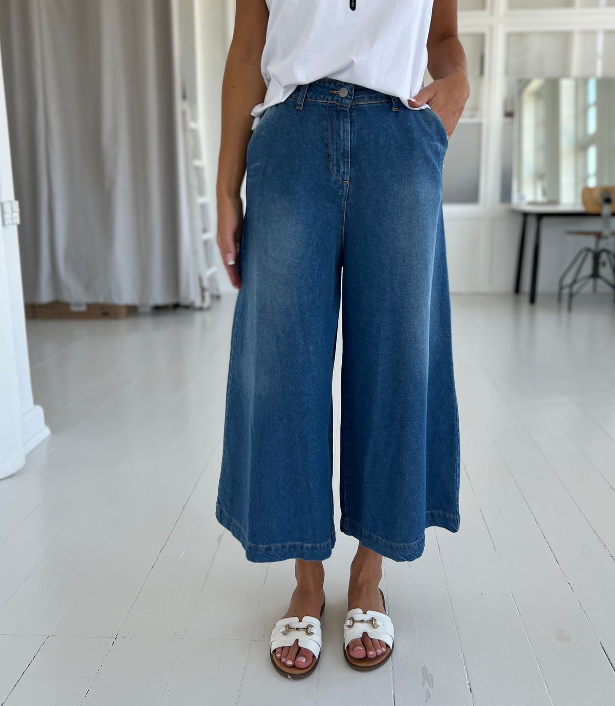 Cherry gamba jeans