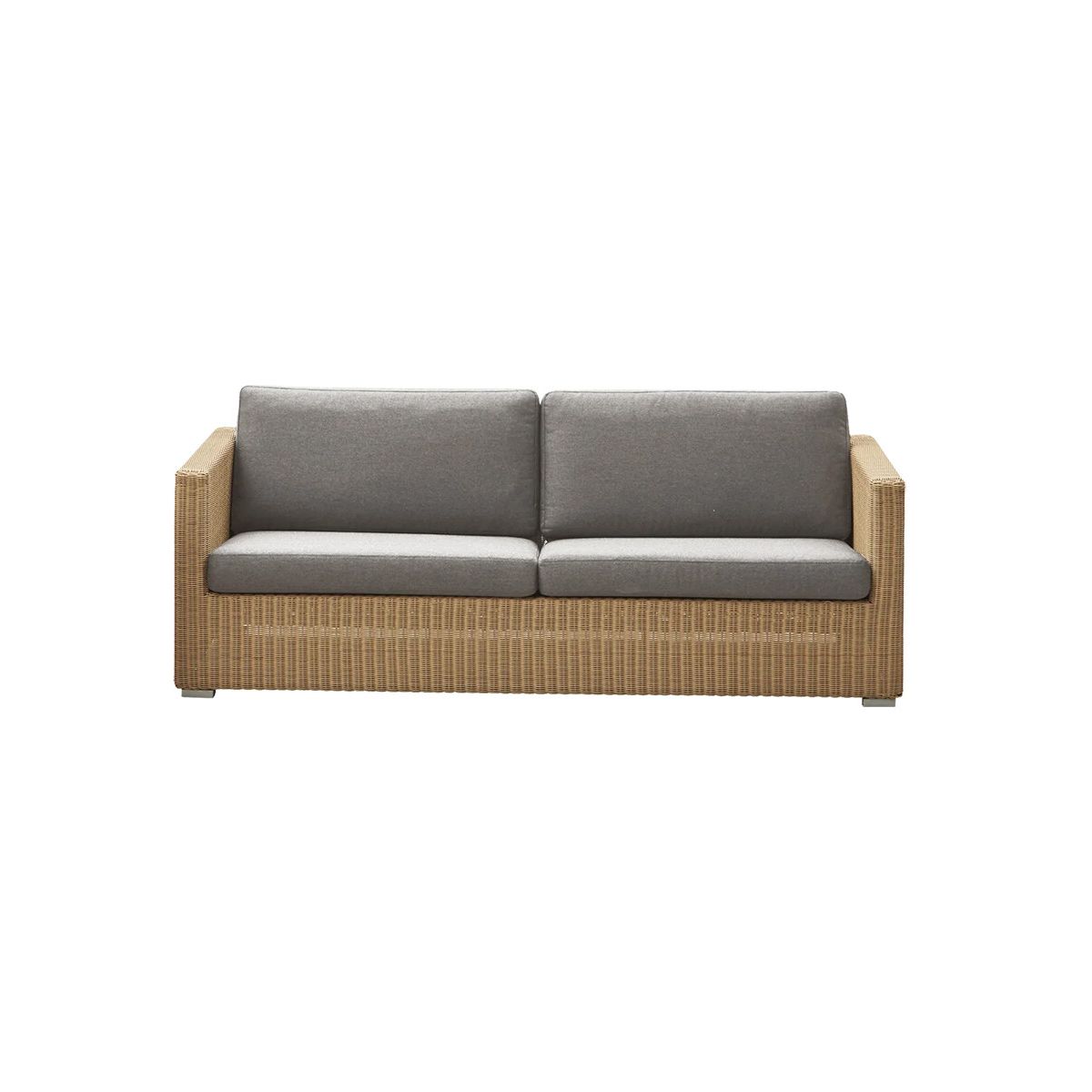 Chester 3-pers Loungesofa fra Cane-line (Natural, Taupe, Cane-line Natté)