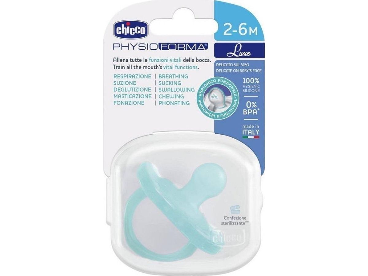 Chicco 00073011370000 Physioforma Luxe Dummy 2-6M Mint 1Pc.