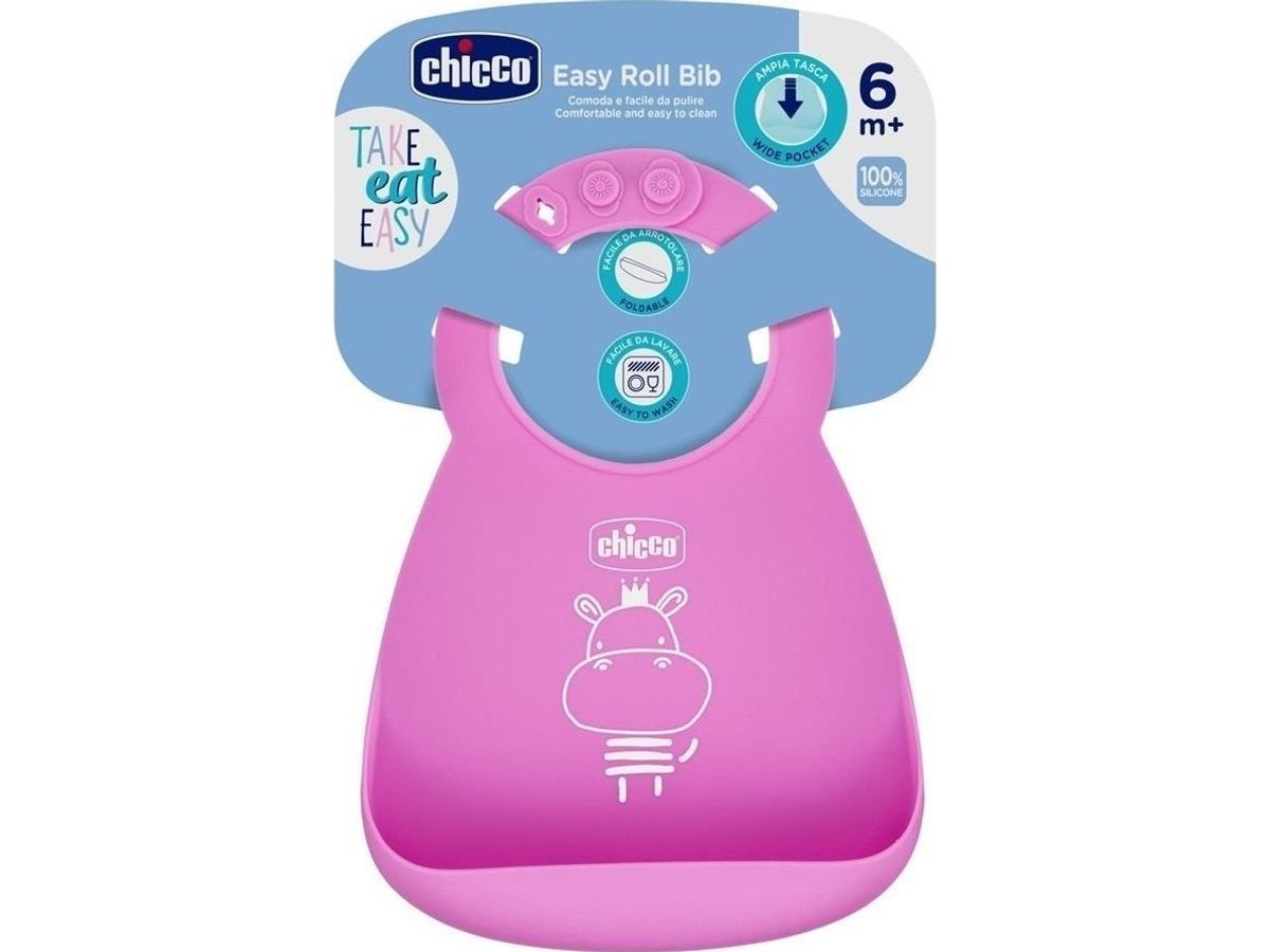 Chicco-102191 Silikone-Hagesmæk Pink