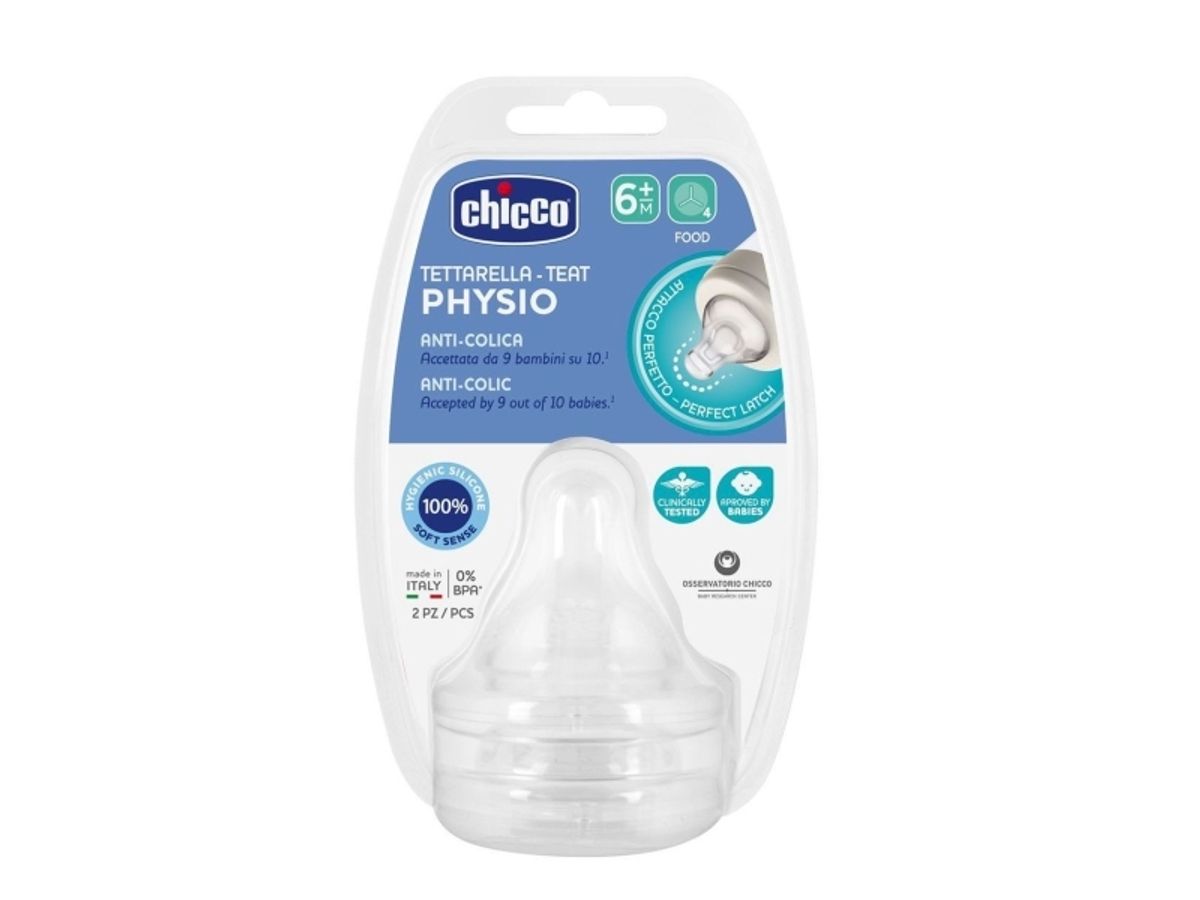 Chicco 20347-Pacifier Perfect5 Flow For Guns And 6M +