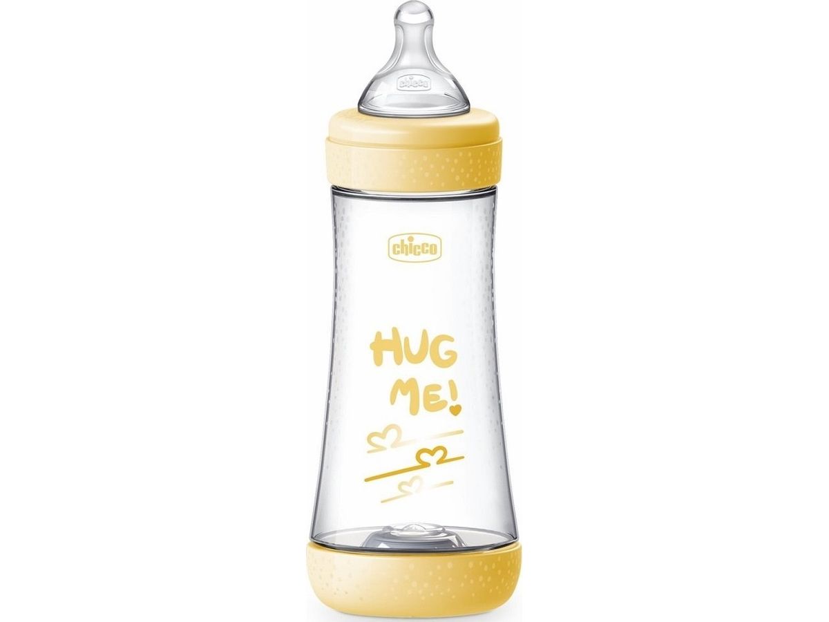 Chicco Baby Bottle Perfect5 4 Chicco Baby Bottle Perfect 4M+ 300Ml Silikoninis Neutralus Buteliukas Kdikiams