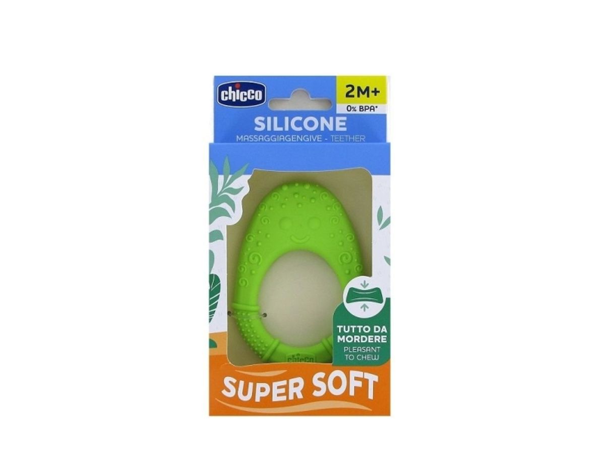 Chicco_Silikone Blød Avocado-Bidering 2M+