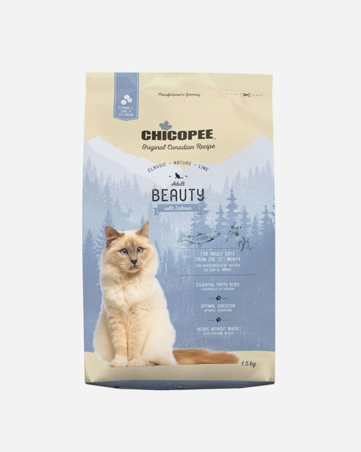 Chicopee Classic Nature Line Cat Adult Beauty - Laks - 1.5kg