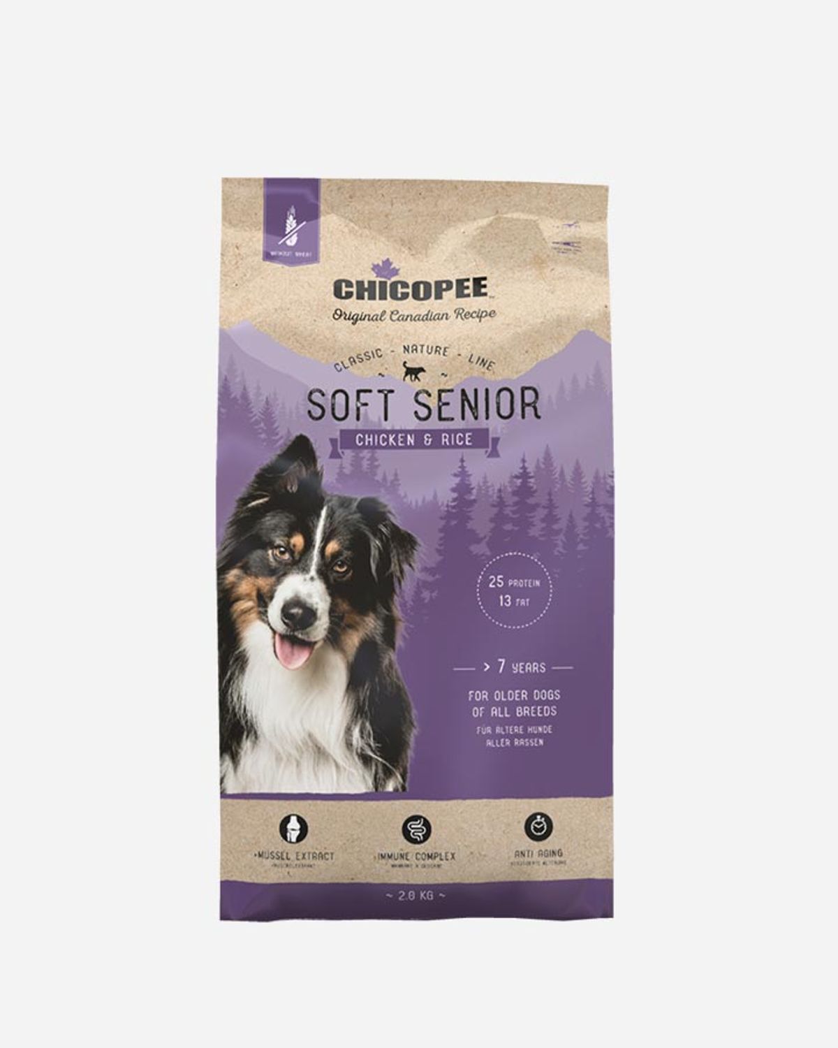 Chicopee Classic Nature Line Soft Senior - Kylling og Ris - 2 kg