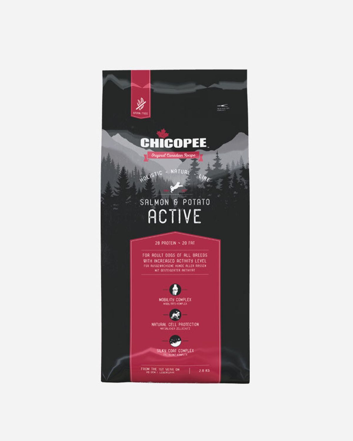 Chicopee Holistic Nature Line Active - Laks og Kartoffel - 2 kg