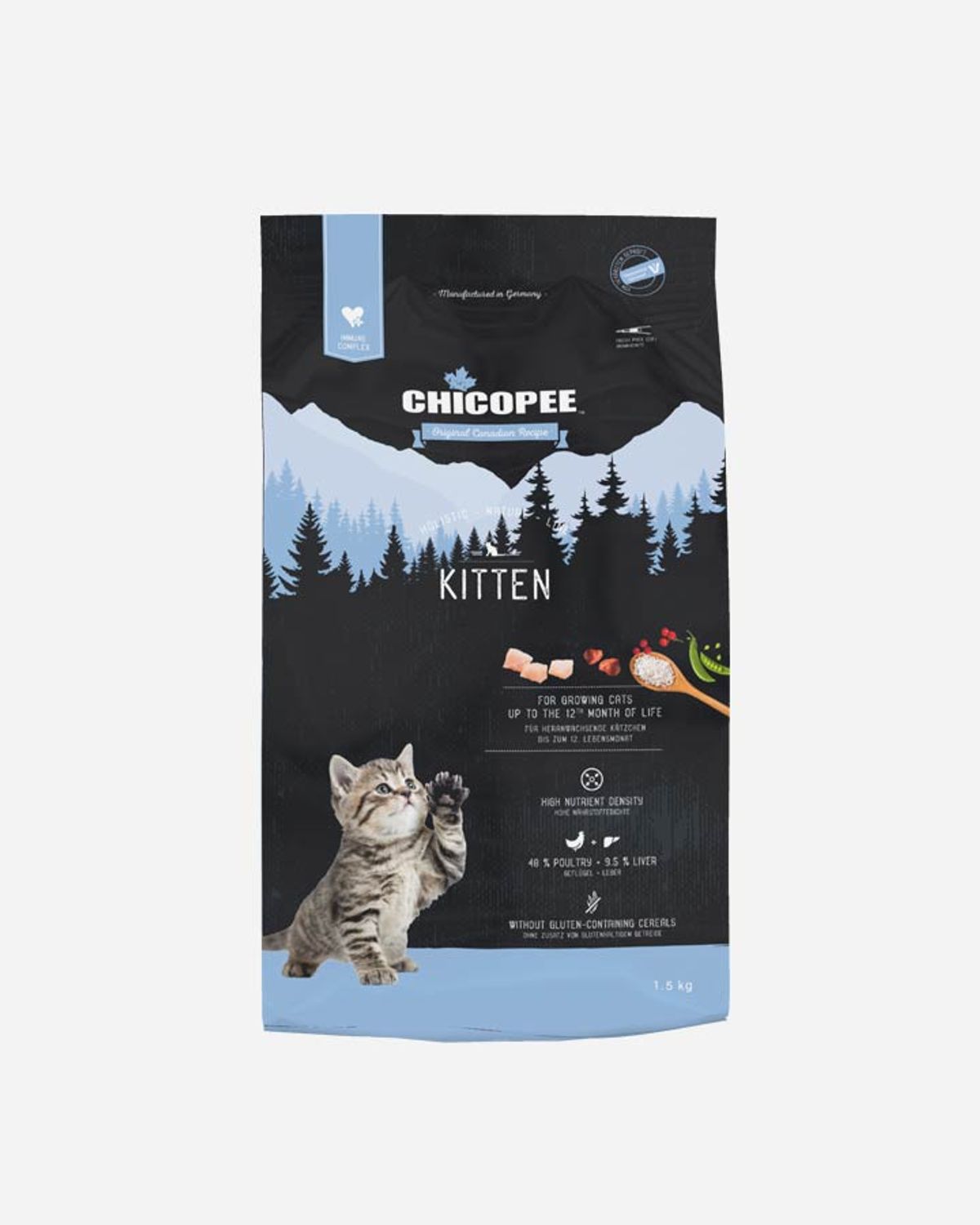 Chicopee Holistic Nature Line Kitten - 1.5 kg - kornfrit