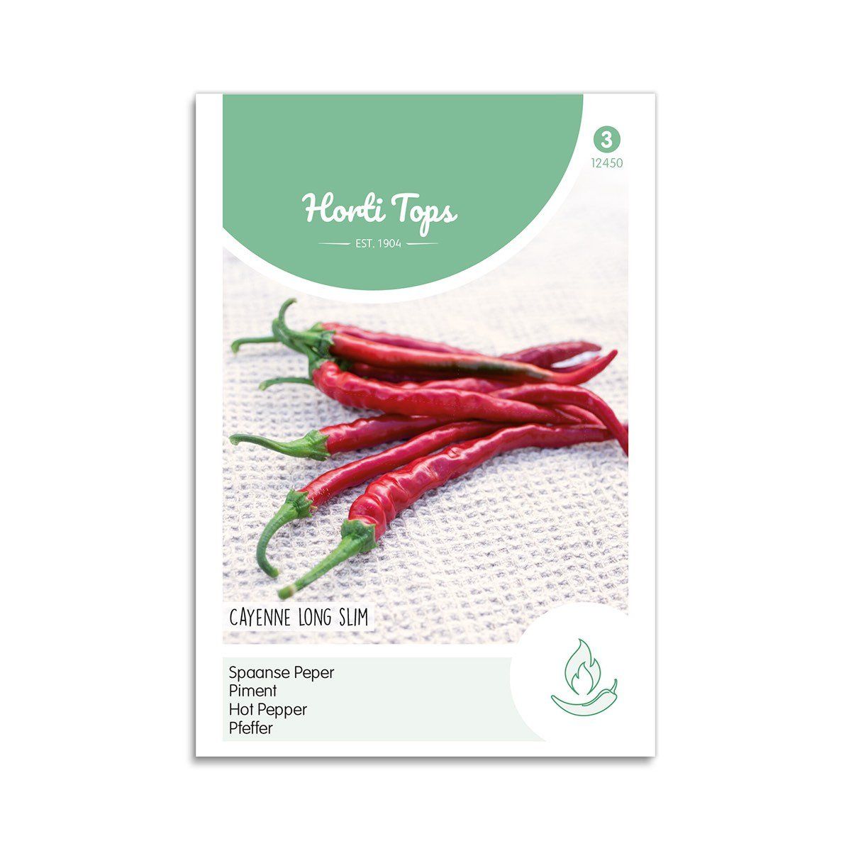 Chili Cayennepeber frø " Long slim" - Horti Tops