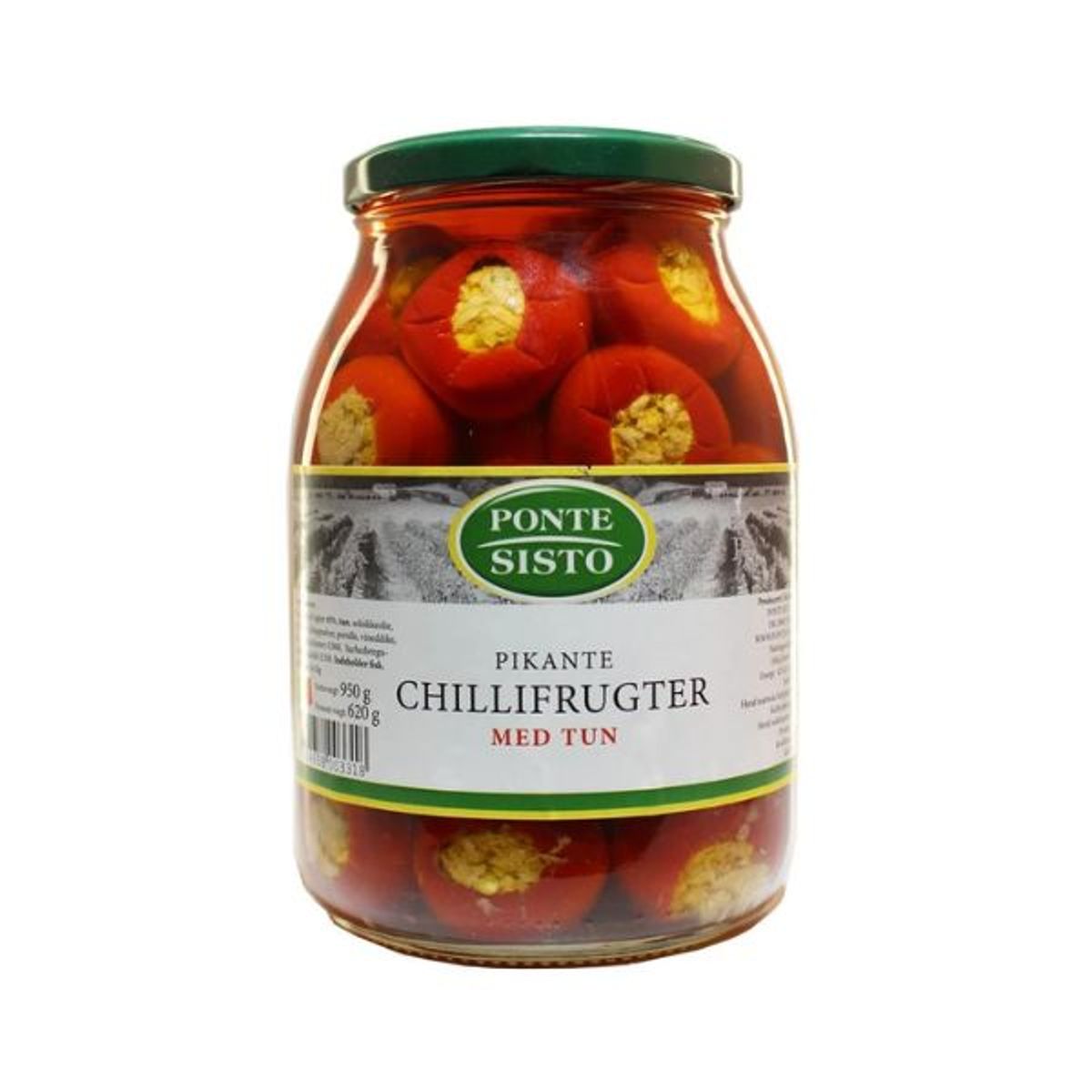 Chilifrugt Pikant M/tun 950 g Gl 950 G