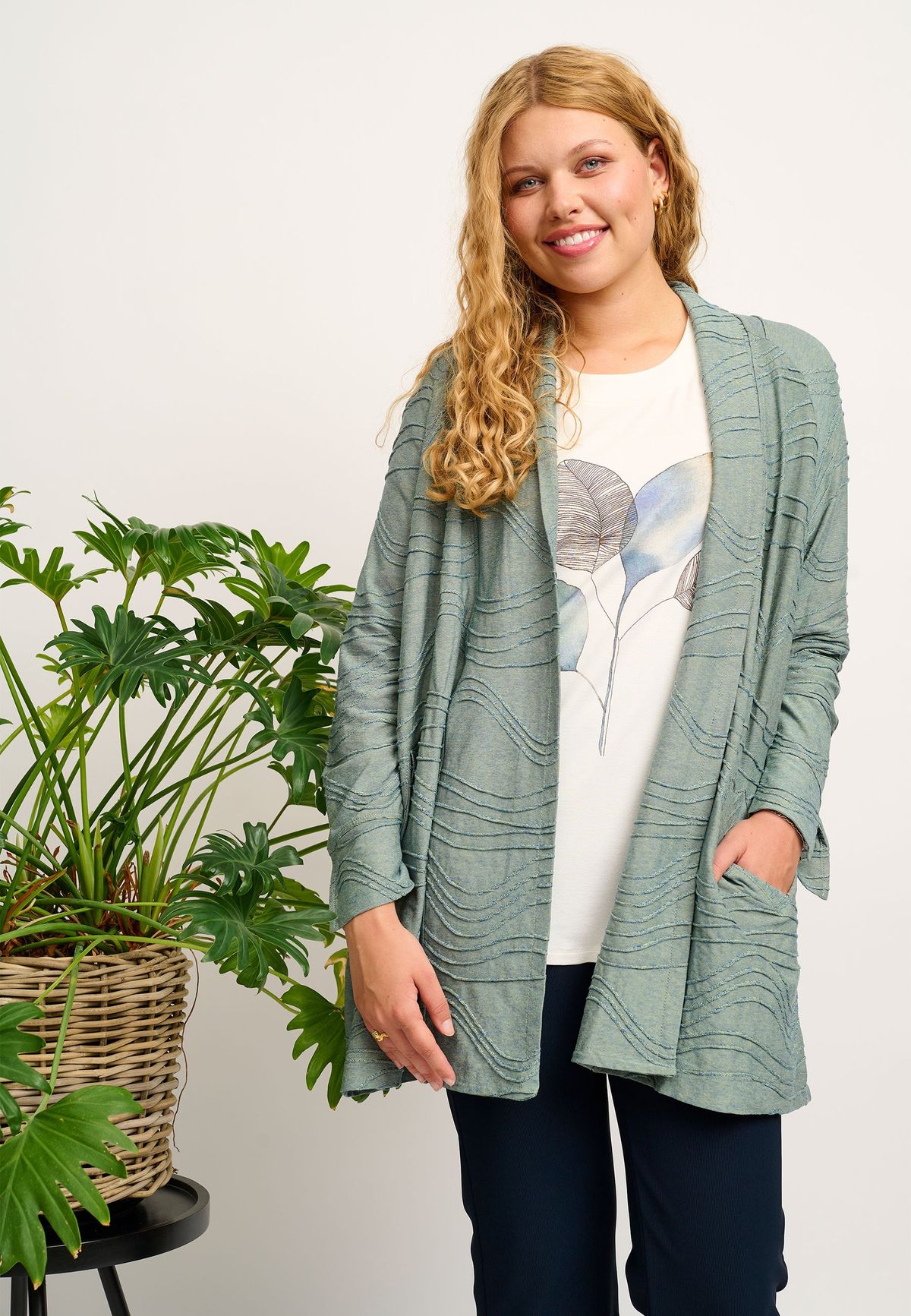 Chmaibritt - Faded Green - Cardigan - 44