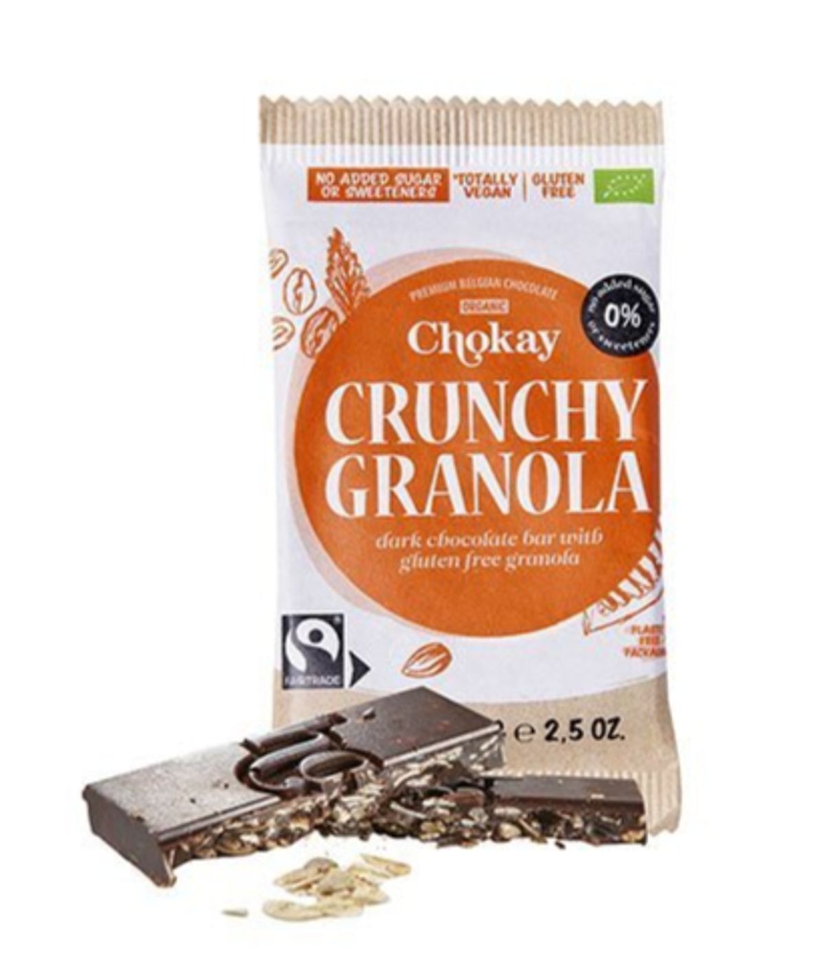 Chokay Bar Crunchy Granola Ø, 70g