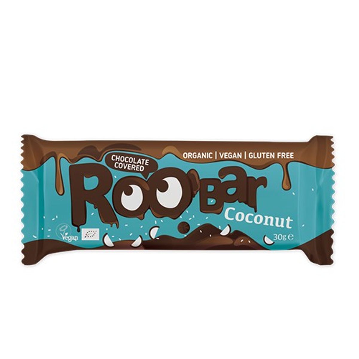 Choko Kokos bar Økologisk - 30 gram - ROO'bar