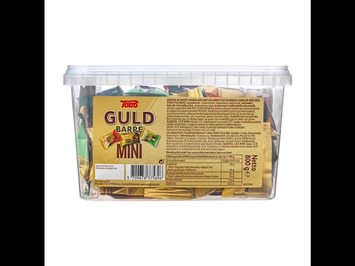 Chokolade Guldbarre Mini 800 Gram