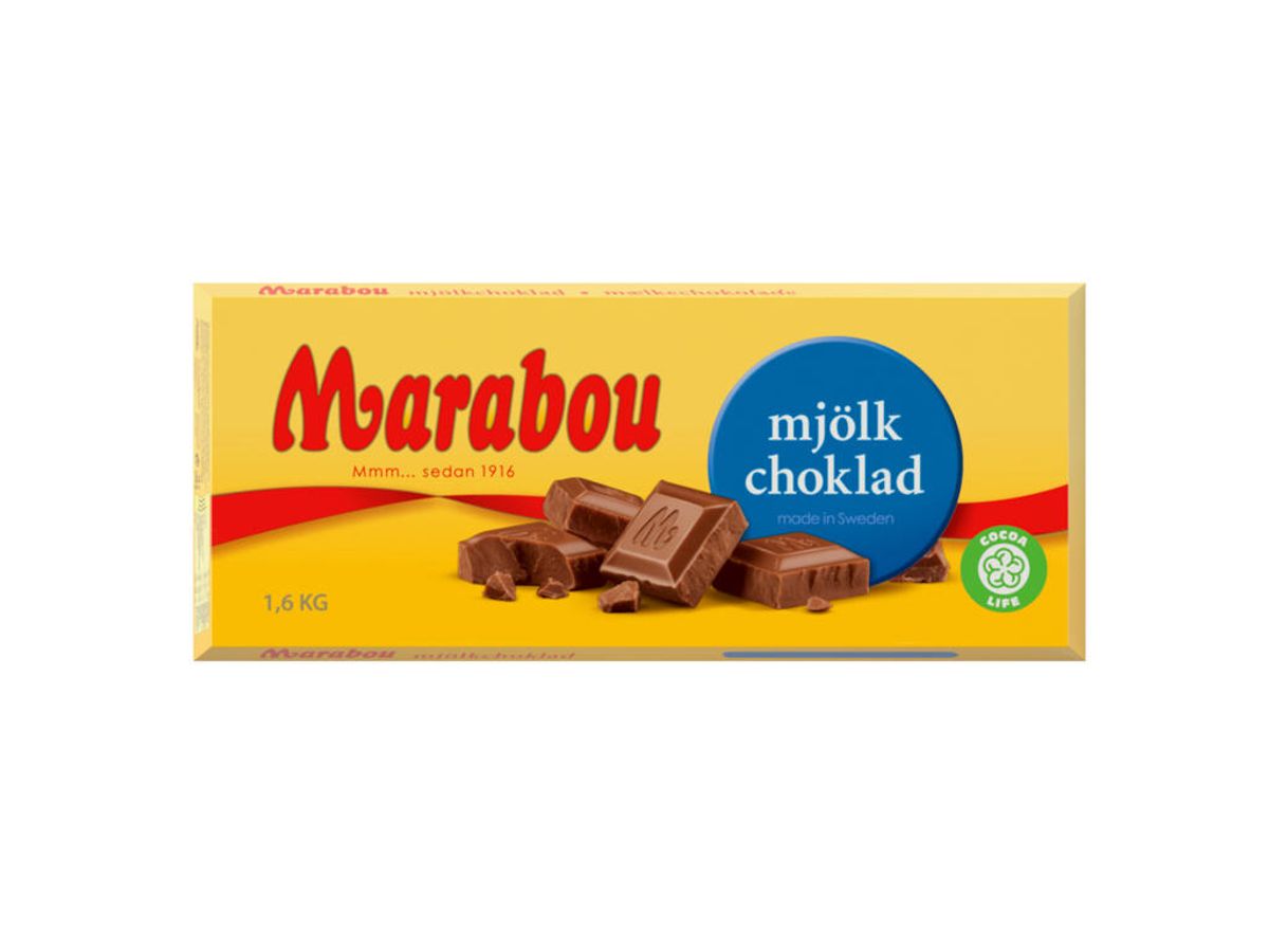 Chokolade Marabou XL 16 x 100 Gram