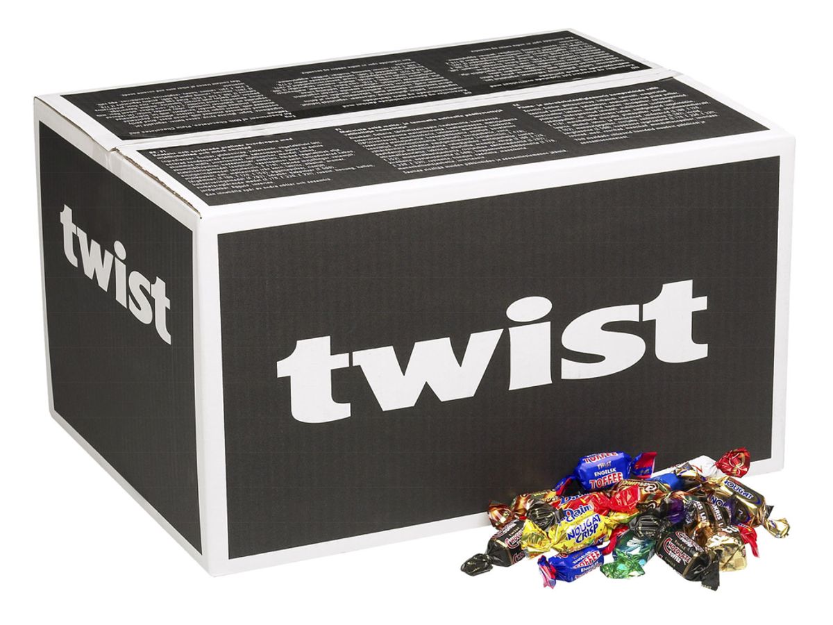 Chokolade Twist Bulk 5 kg.