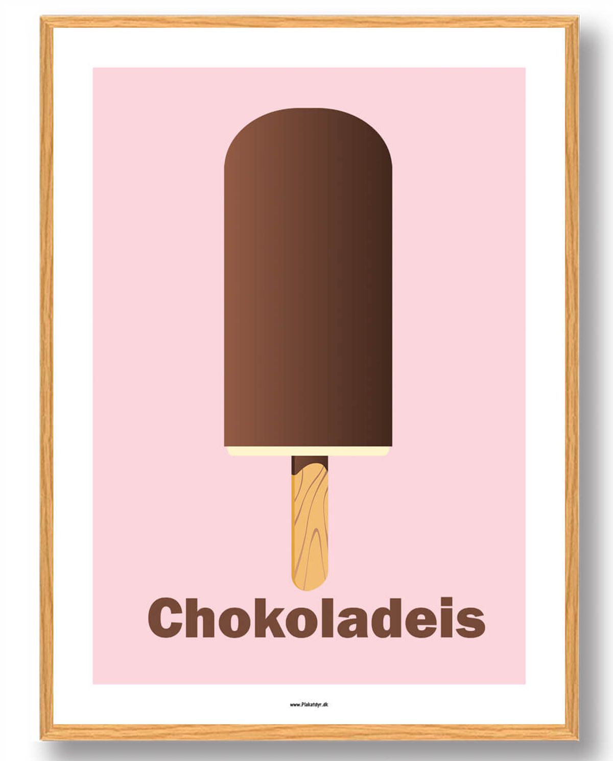 Chokoladeis - plakat (Størrelse: L - 50x70cm (B2))