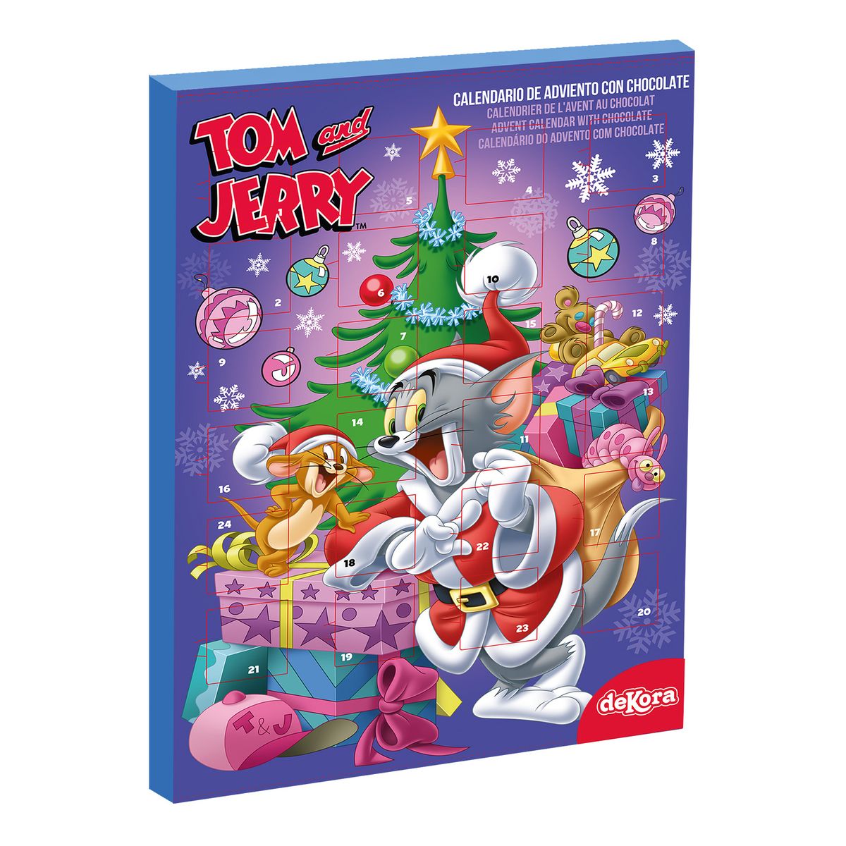 Chokoladekalender med 24 låger Tom and Jerry