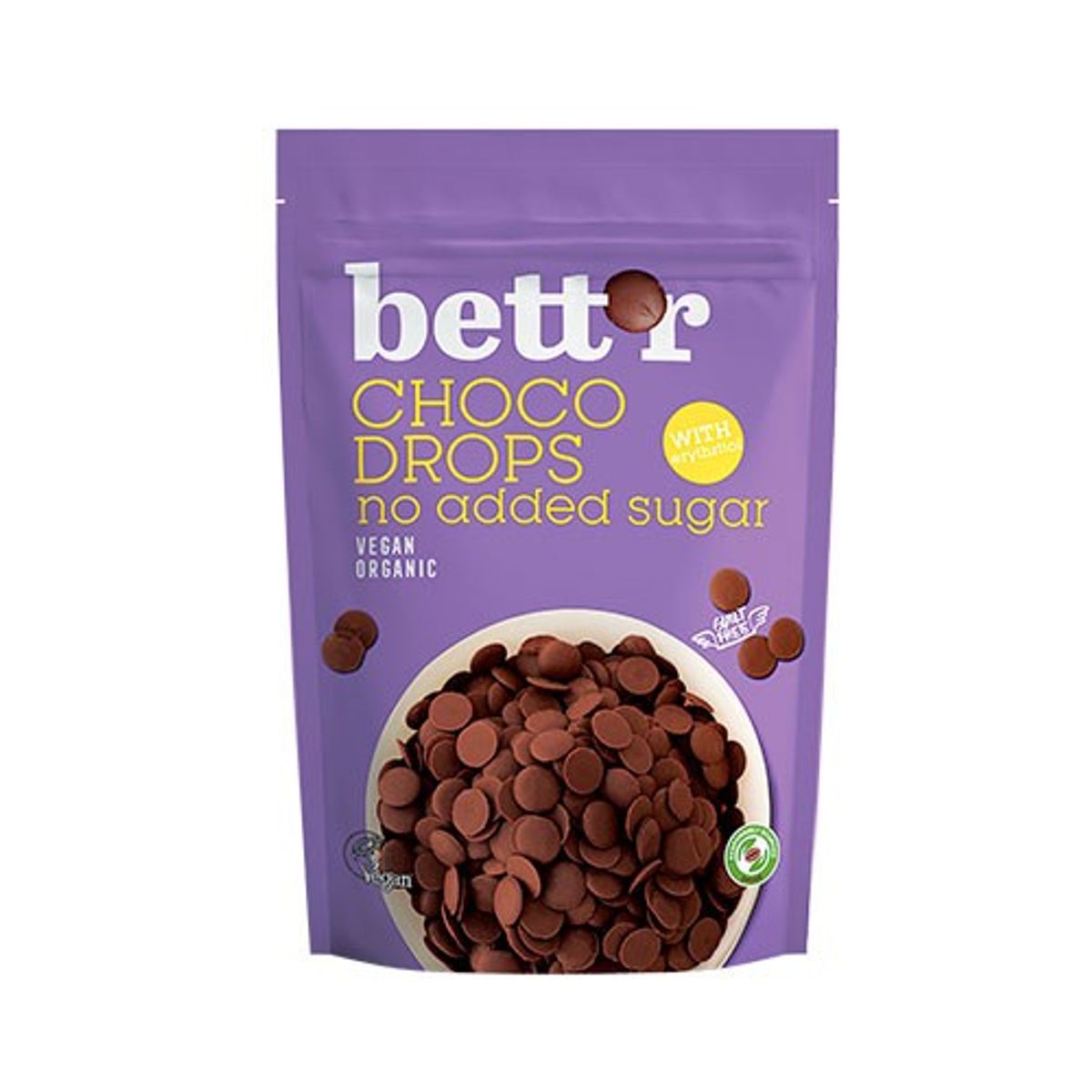 Chokoladeknapper Økologisk - 200 gram - bettr