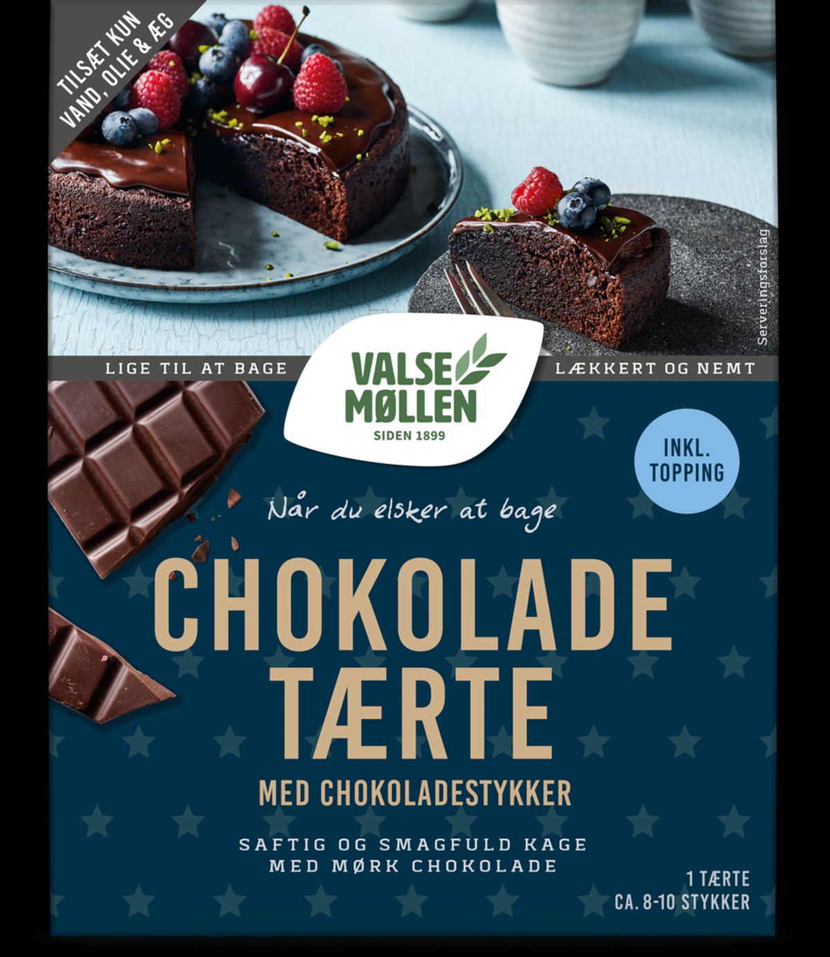 Chokoladetærte - Valsemøllen