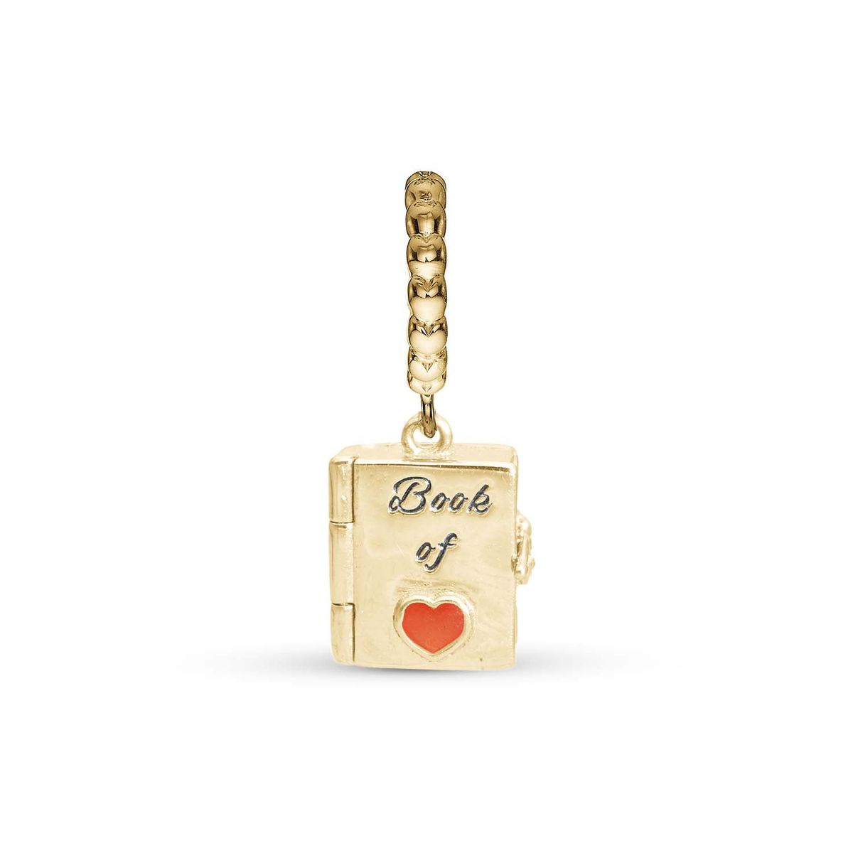 Christina Design London Jewelry & Watches - Book of Love You&Me Forever charm, 6 mm Forgyldt sølv