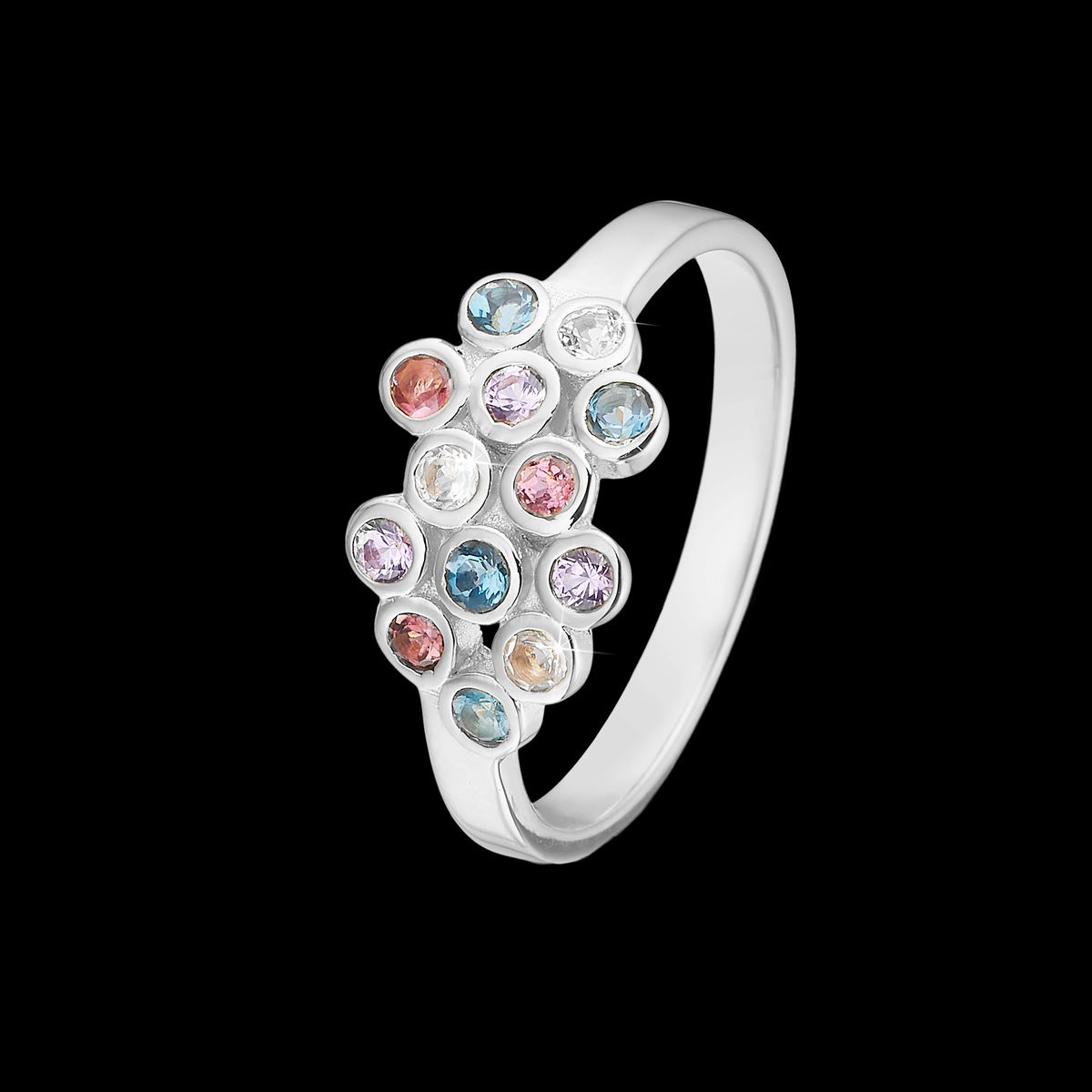 Christina Design London Jewelry & Watches - Colourful Champagne ring 800-4.10.A