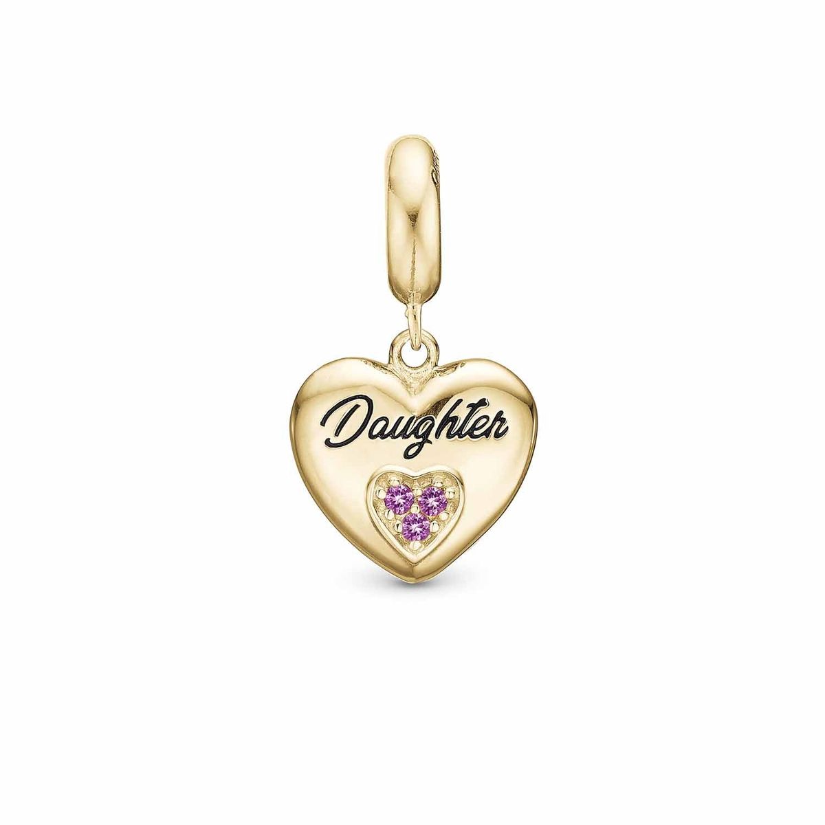 Christina Design London Jewelry & Watches - Daughter charm forgyldt sølv sterlingsølv